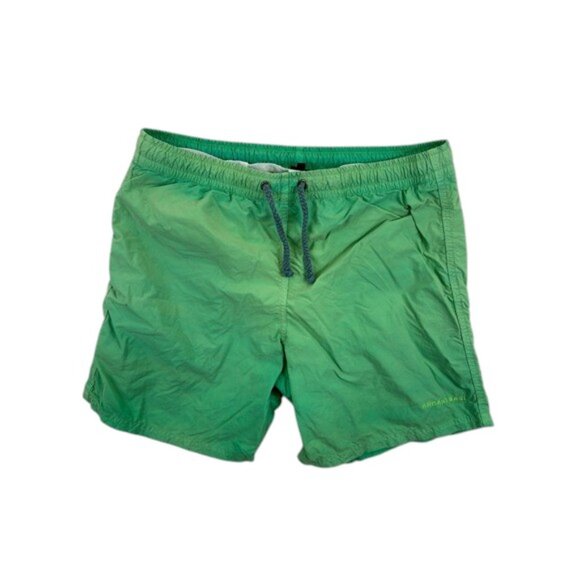 Armand Basi Men’s Large Green Quick-Dry Swim Trunks Mesh Lined Drawstring Spain - Picture 1 of 11
